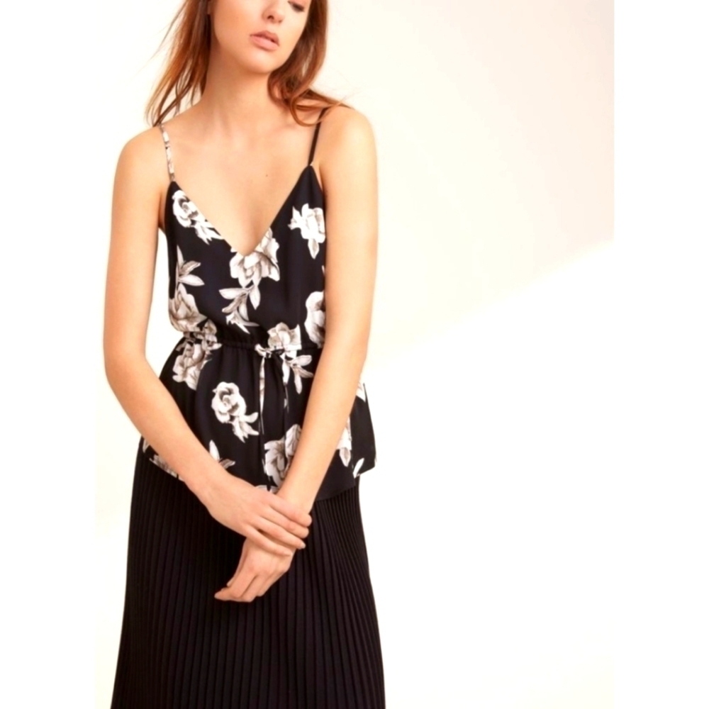 ARITZIA BABATON WARREN PEPLUM CAMISOLE SZ XXS